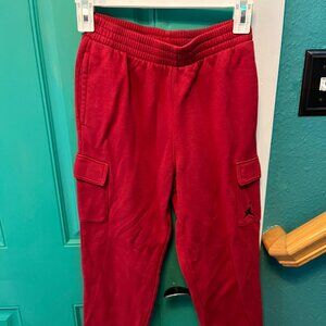 Nike Jordan Air boys red sweatpants